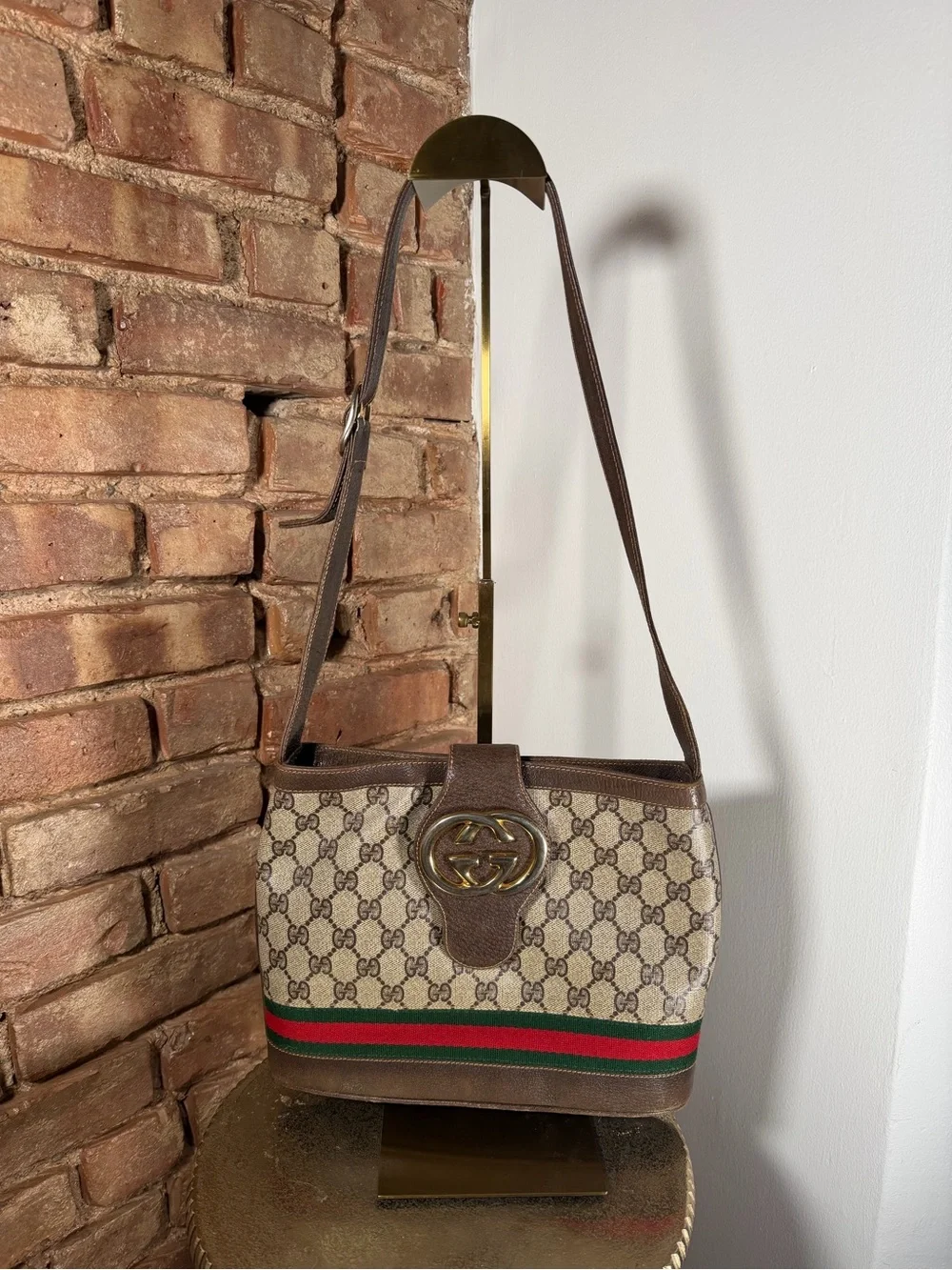 Gucci Ophidia Bucket leather crossbody bag